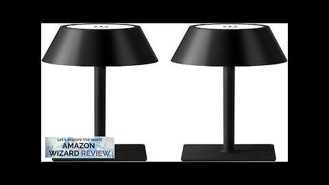 KDG 2 Pack Cordless Table LampPortable LED Desk Lamp 5000mAh Battery Operated Review