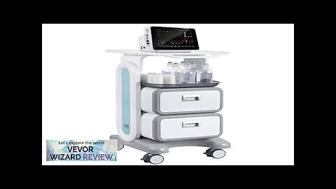 VEVOR 3 Tiers Lab Carts Mobile Medical Cart with 2 Drawers Review