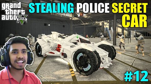 I Stole Police Top Secret Car | GTA V Gameplay #12