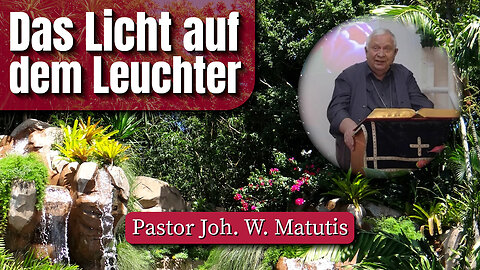 Das Licht auf dem Leuchter