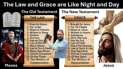 The Law and Grace are Like Night and Day!