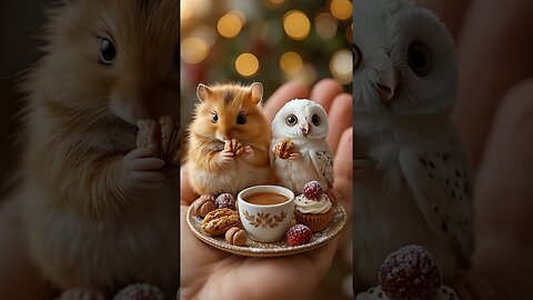 “Unbelievable Friendship! Owl & Chinchilla’s Adorable Bond
