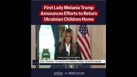 🤍✨First Lady Melania Trump - Never forget why we started.