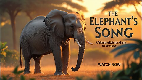 "The Elephant’s Song: A Majestic Tribute to Nature’s Giants 🐘✨"