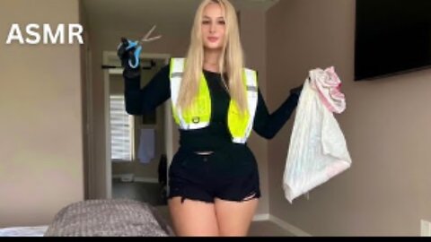 Trash Lady Cuts Your Hair ASMR