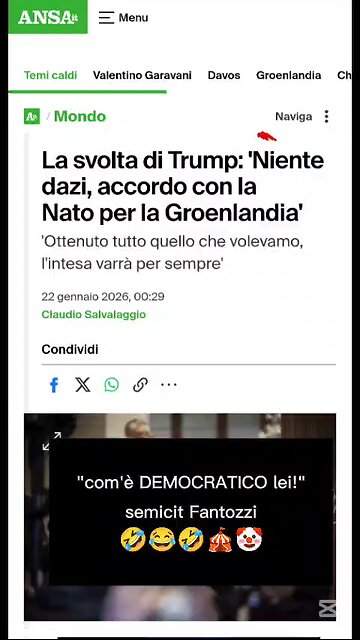 la notizia del giorno