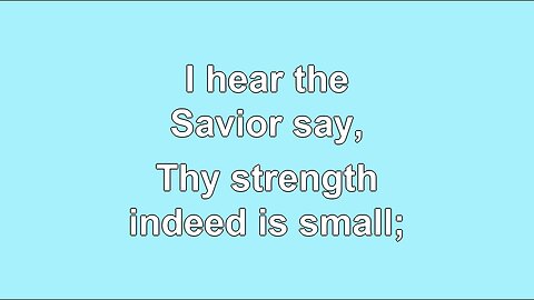 Jesus Paid it All V1-6