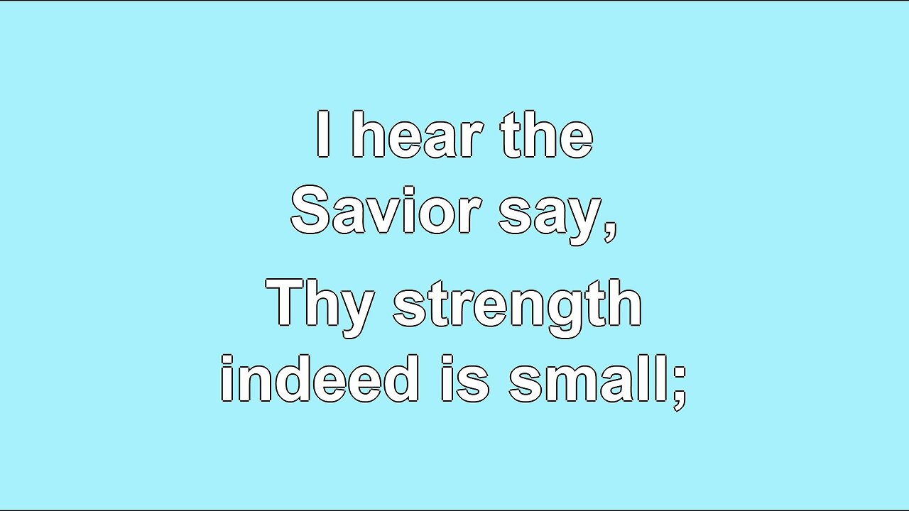 Jesus Paid it All V1-6