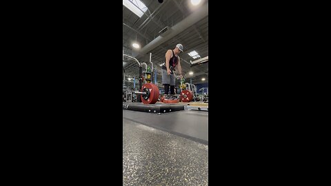 Deficit Deadlift - 335lbs x 2