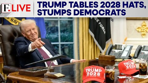 “Trump 2028” Hats Seen in White House During Shutdown Talks With Democrats| Firstpost Live| N18G