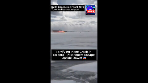 Shocking! Plane Skids & Flips Mid-Landing in Toronto!