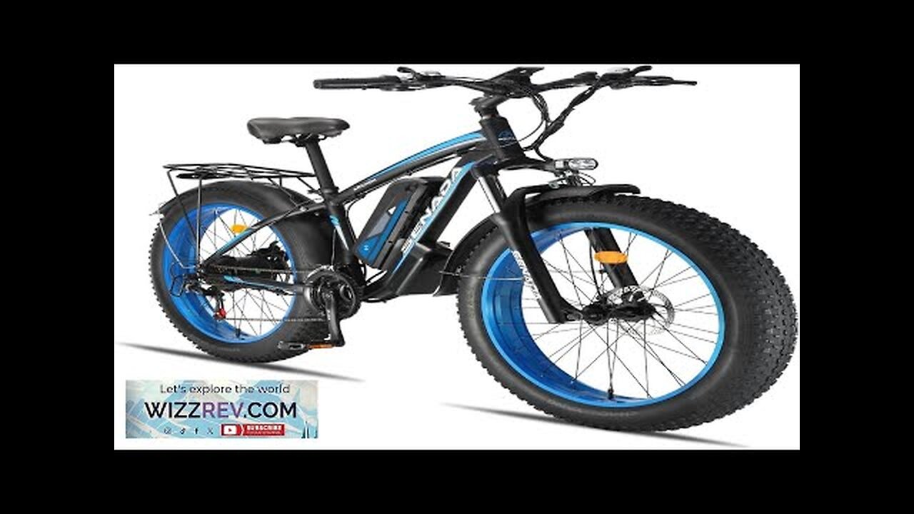 SENADA Electric Bike for Adults 26"x 4" Fat Tire Ebikes 1000W Motor Review