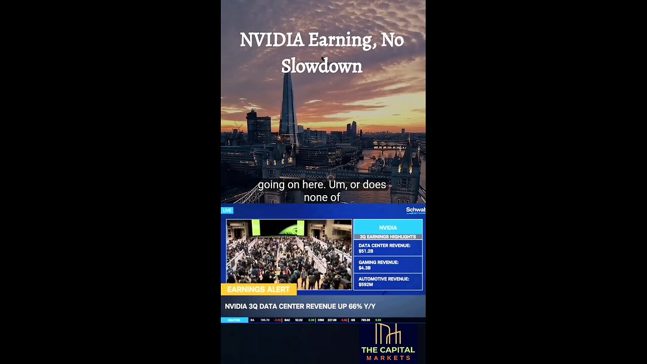NVIDIA EARNING, NO SLOWDOWN
