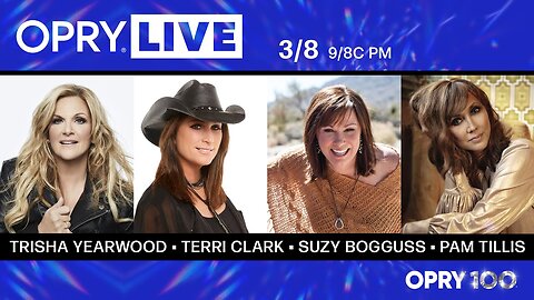 Opry Live - Trisha Yearwood, Terri Clark, Suzy Bogguss, and Pam Tillis