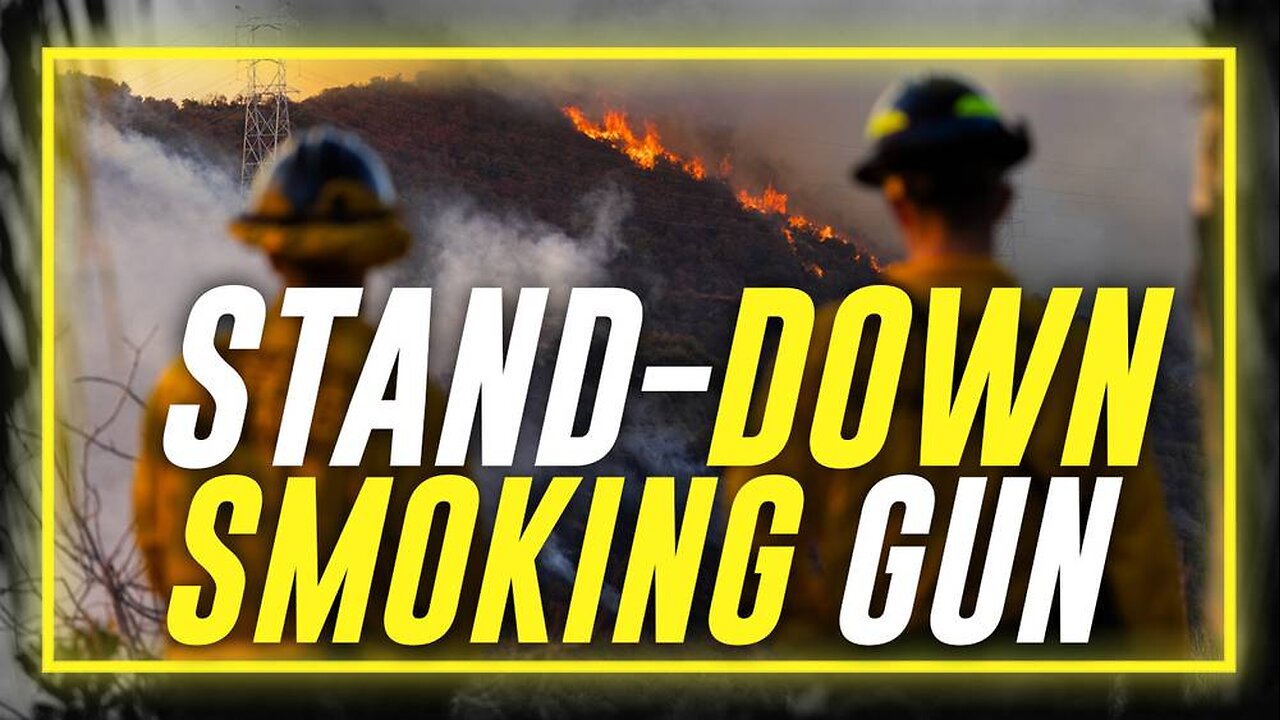 BREAKING BOMBSHELL: Stand-Down Of Firefighting Forces Ordered