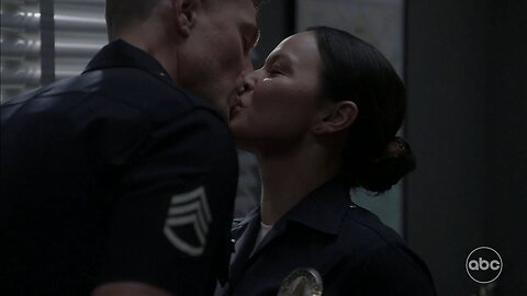 Chenford kissing in the Station, but are almost caught by Celina! The Rookie Season 7x12