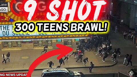 🔴 CHAOS DOWNTOWN: 300 Teens Clash, 9 SHOT, 1 Dead, 2 CRITICAL in Chicago Loop