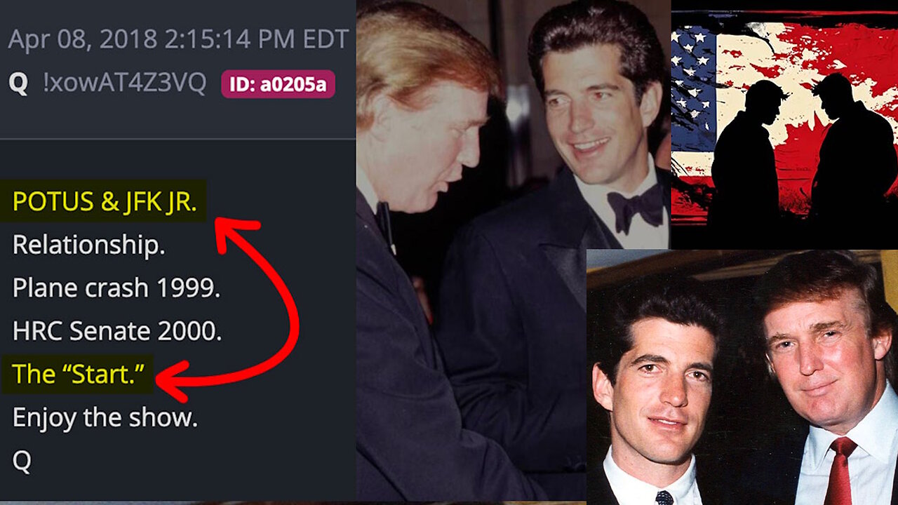 The Q military operation to save America and the World. Kennedy and Trump