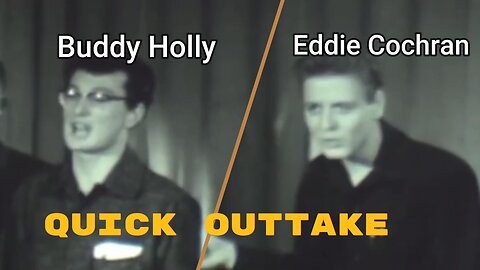 Highlights ~ Buddy Holly -Eddie Cochran ~ RARE Outtake