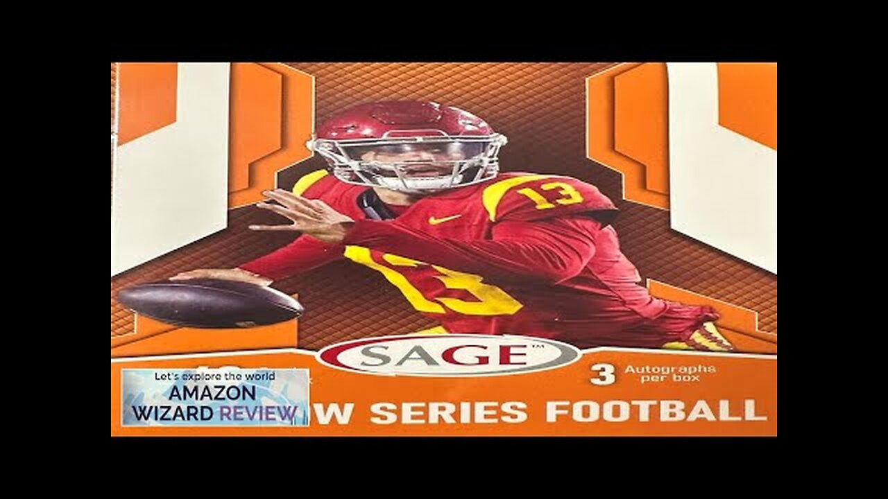 2024 Sage Football Draft Picks LOW Series Blaster Box of Packs Review