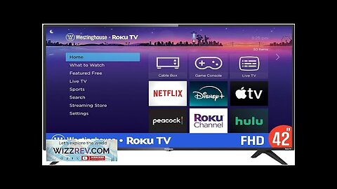 TV 42 Inch Smart TV 1080P LED Full HD TV Review