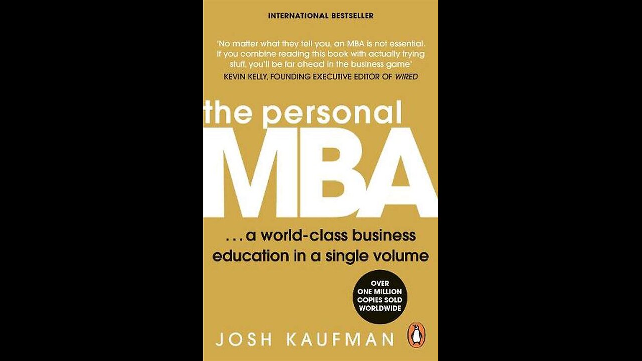 The Personal MBA by Josh Kaufman | Summary