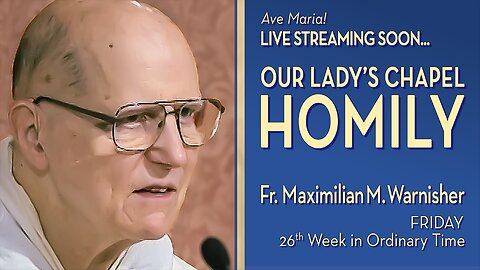 Friday of the Twenty-sixth Week in Ordinary Time - October 3, 2025 - OLC HOMILY
