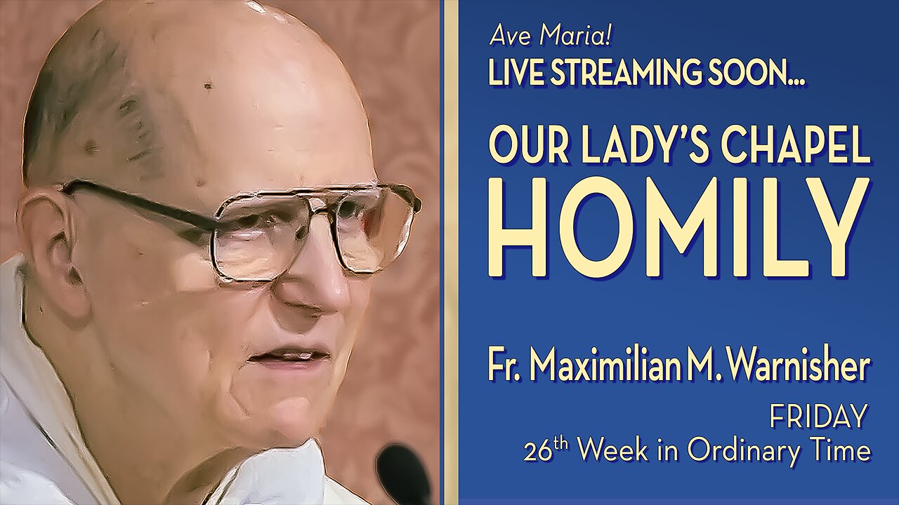 Friday of the Twenty-sixth Week in Ordinary Time - October 3, 2025 - OLC HOMILY