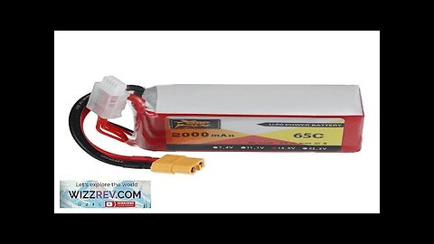 ZOP Power 14.8V 2000mAh 65C 4S LiPo Battery XT60 Plug for RC Review