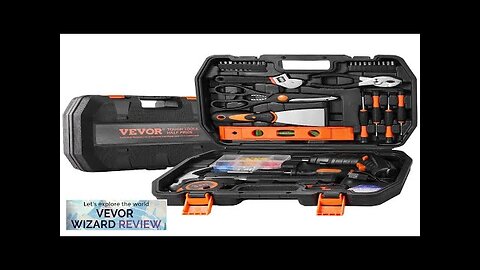 VEVOR Tool Kit 96 Piece Household Hand Tool Set Cordless Screwdriver Tool Review