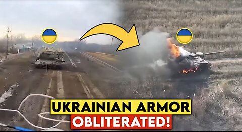 40 Tons of Steel Gone: Russia’s Precision Strikes Annihilate Ukraine’s Tank Forces!