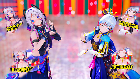 【MMD 原神 4K/60fps】《Kamisato Ayaka (神里綾華) Citlali (シトラリ) 》~《HIMEHINA『バブリン/ Bubblin』》