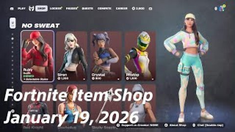 Fortnite Item Shop|January 19, 2026
