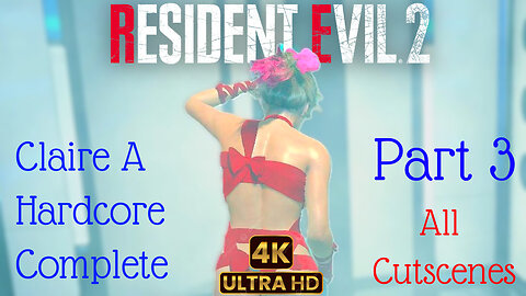 Resident Evil 2 (Remake) Mod | Claire Ribbon Bikini Hardcore Part 3 of 3