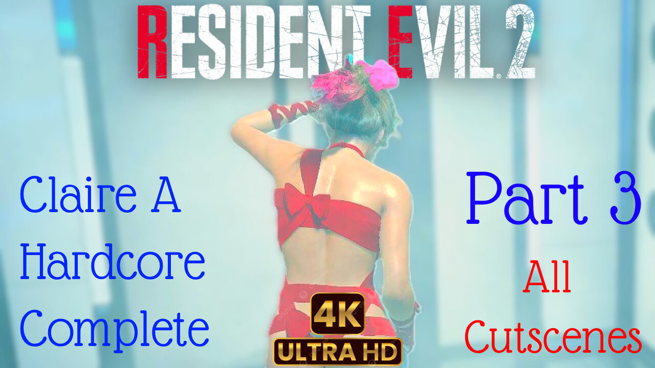 Resident Evil 2 (Remake) Mod | Claire Ribbon Bikini Hardcore Part 3 of 3
