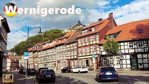 [4K🇩🇪] A Relaxing Walk Around Wernigerode | Picturesque German Town Tour