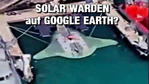 Solar Wardens riesiges Manta-Rochen Unterwasserraumschiff auf Google Earth gesichtet