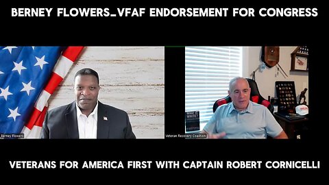 VFAF ENDORSEMENT- Berney Flowers for Maryland's 3rd Congressional District election, 2026