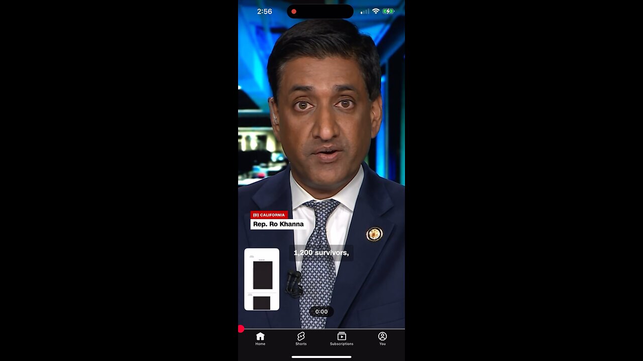Ro Khanna says redacted Epstein pages 'red flag' that 'something was wrong'.