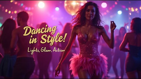 (AI Music Video) "Sparkles & Moves: Dancing the Night Away in Style