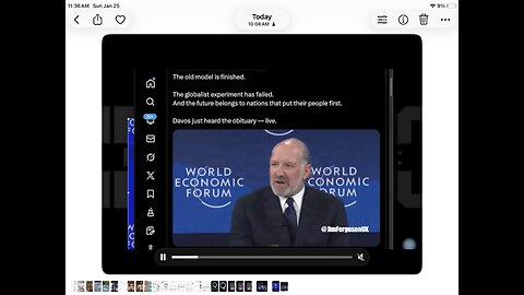 HOWARD LUTNICK AT THE WEF ON THE END OF GLOBALISM AND IMPORTANCE OF SOVEREIGNTY