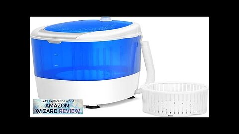 Giantex GX24977-PE Mini Washer and Spinner Combo 5.5lbs Semi-automatic Compact Laundry Review