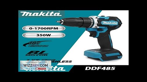 Makita 18V DDF485 10MM LXT Compact Cordless Tool Screwdriver Impact Brushless Driver Review