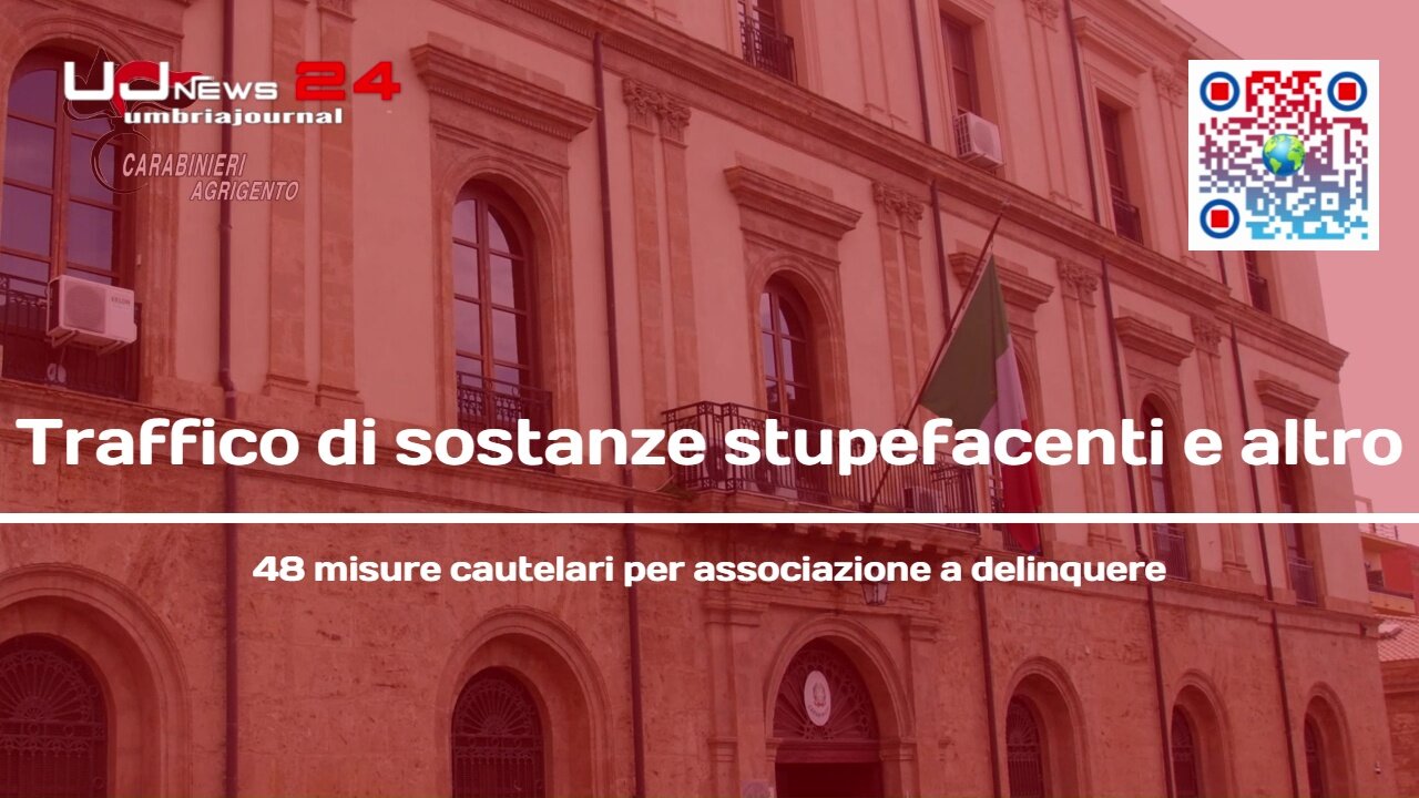 Traffico di sostanze stupefacenti e altro 48 misure cautelari per associazione a delinquere