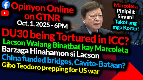 Takot Lahat Kay Marcoleta, Sinisiraan - Romualdez in Senate, Protektado? | GTNR Ka Mentong Ka Ado