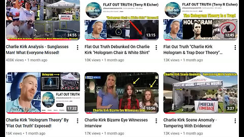 Charlie Kirk "Hologram & Trap Door" debunked