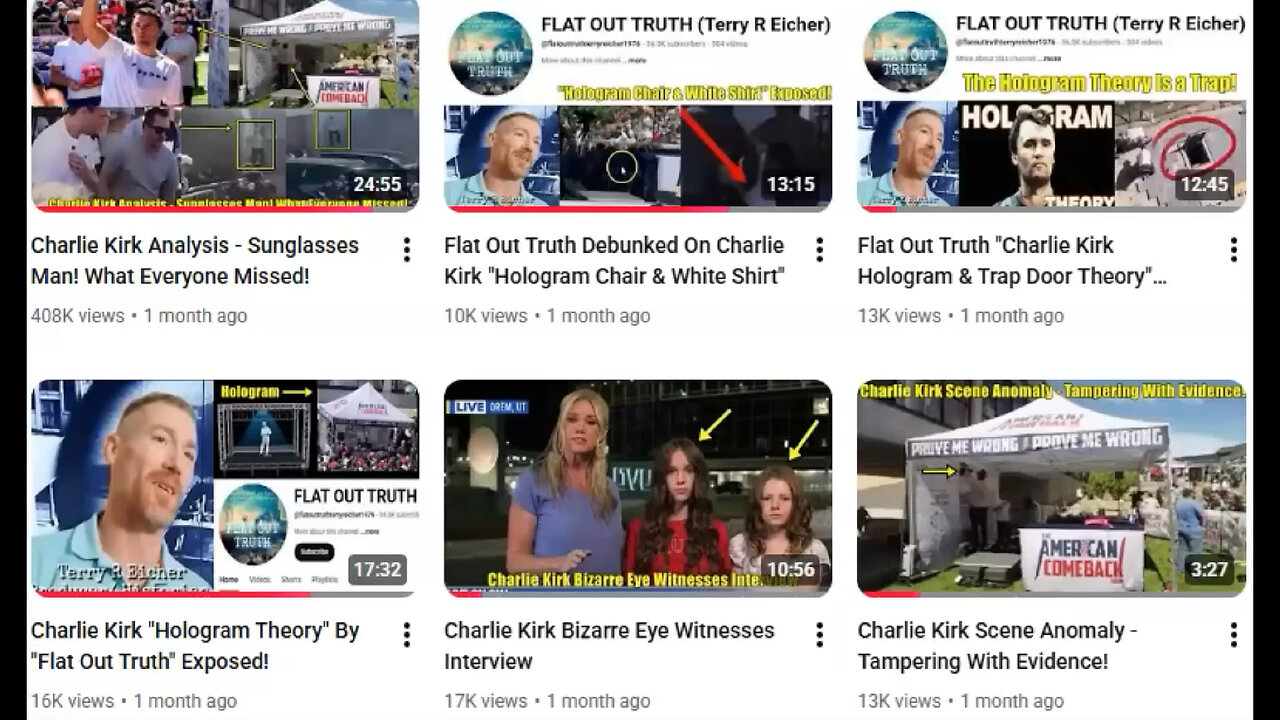 Charlie Kirk "Hologram & Trap Door" debunked