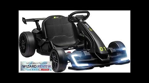 Aosom 24V 7.5 MPH Electric Go Kart with Adjustable Seat Drifting Car Review