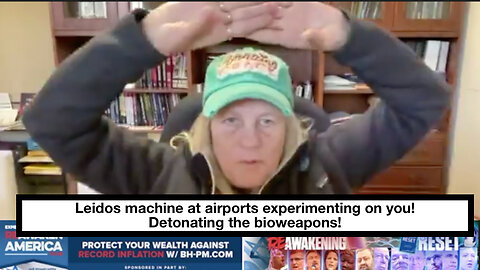 Leidos machine at airports experimenting on you! Detonating the bioweapons!