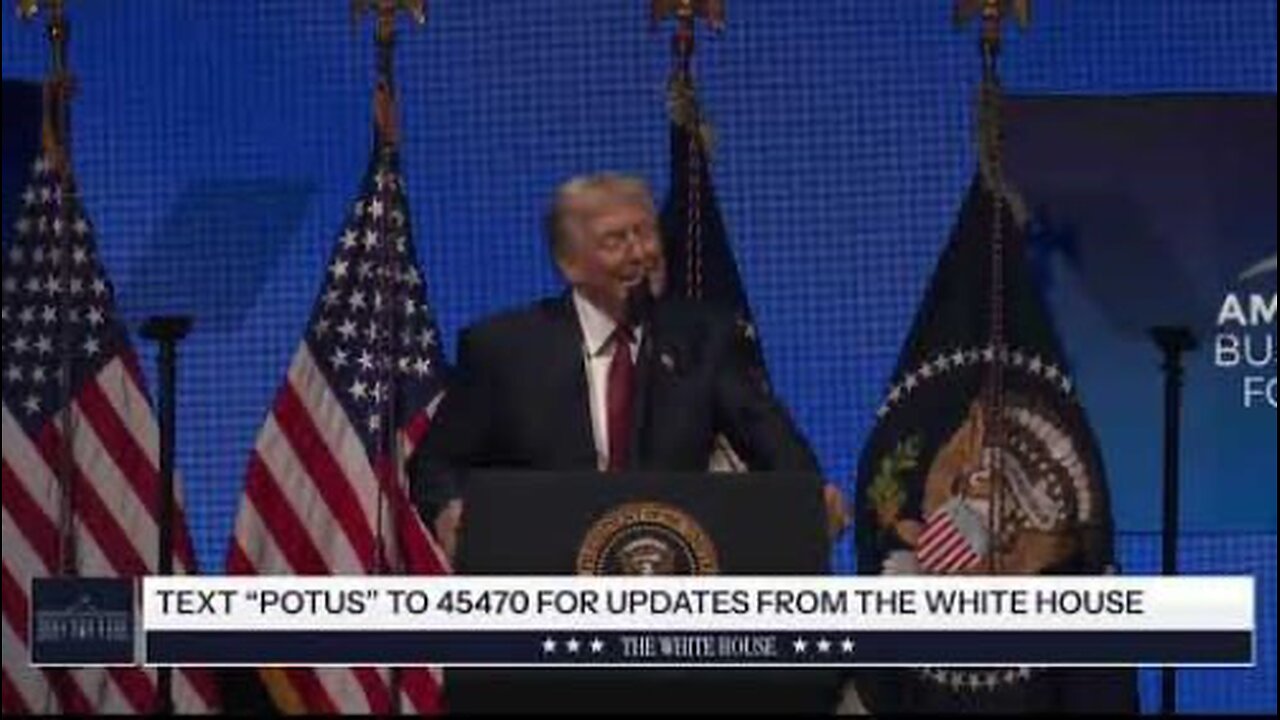 President Trump Delivers Remarks at the America Business Forum Miami